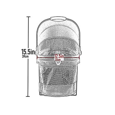 Show full view: Pet Gear View 360 Car Seat Dog Carrier, 15-in, Jet Black slide 7 of 8