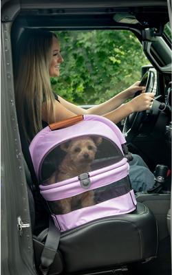 Show full view: Pet Gear View 360 Car Seat Dog Carrier, 15-in, Larkspur slide 4 of 8