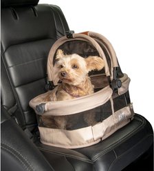 Pet Gear View 360 Car Seat Dog Carrier, 15-in, Sand
