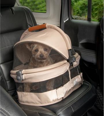 Show full view: Pet Gear View 360 Car Seat Dog Carrier, 15-in, Sand slide 5 of 8