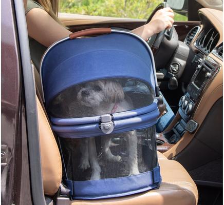 Show full view: Pet Gear VIEW 360 Dog & Cat Carrier Bag, Midnight River slide 5 of 8