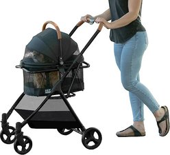 Pet Gear View 360 Travel System Dog & Cat Stroller, Jet Black