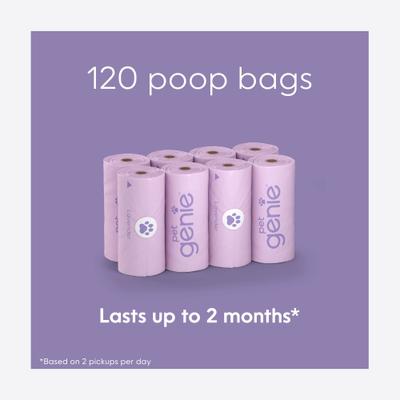 Show full view: Pet Genie Poop Bags, Lavender Scented, 120 count slide 2 of 9