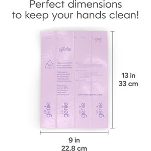 Pet Genie Poop Bags, Lavender Scented, 120 count