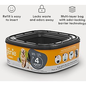 Pet Genie Waste Disposal Refill, Jumbo: 28-ft