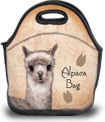 Pet Gifts USA Alpaca Silver Pawtastic Lunch Tote Bag, 12 x 12 x 0.5-in