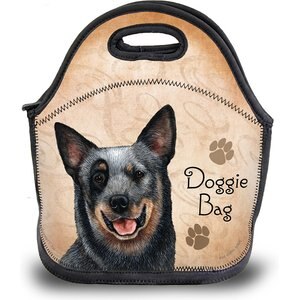 Pet Gifts USA Australian Cattle Dog Blue Heeler Pawtastic Lunch Tote Bag, 12 x 12 x 0.5-in