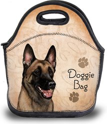 Pet Gifts USA Belgian Malinois Fawn Smiling Pawtastic Lunch Tote Bag, 12 x 12 x 0.5-in