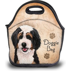 Pet Gifts USA Bernedoodle Tri Pawtastic Lunch Tote Bag, 12 x 12 x 0.5-in