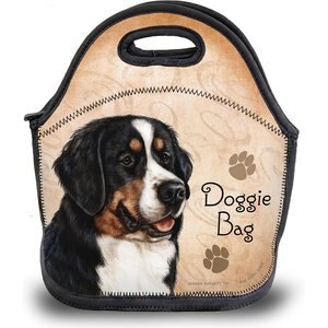 Pet Gifts USA Bernese Mountain Dog Pawtastic Lunch Tote Bag, 12 x 12 x 0.5-in
