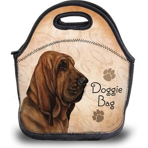Pet Gifts USA Bloodhound Pawtastic Lunch Tote Bag, 12 x 12 x 0.5-in