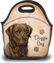 Pet Gifts USA Chesapeake Retriever Brown Pawtastic Lunch Tote Bag, 12 x 12 x 0.5-in