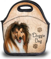 Pet Gifts USA Collie Sable Pawtastic Lunch Tote Bag, 12 x 12 x 0.5-in