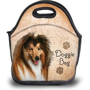 Pet Gifts USA Collie Sable Pawtastic Lunch Tote Bag, 12 x 12 x 0.5-in