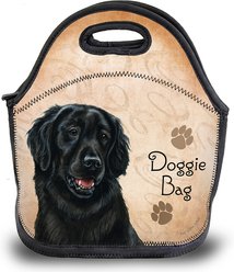 Pet Gifts USA Flat Coated Retriever Black Pawtastic Lunch Tote Bag, 12 x 12 x 0.5-in