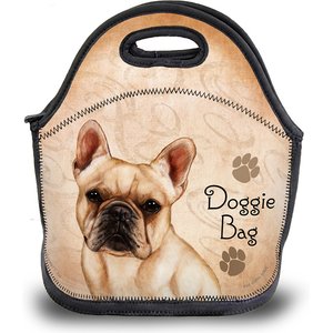 Pet Gifts USA French Bulldog Cream Pawtastic Lunch Tote Bag, 12 x 12 x 0.5-in