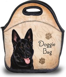 Pet Gifts USA German Shepherd Black Pawtastic Lunch Tote Bag, 12 x 12 x 0.5-in