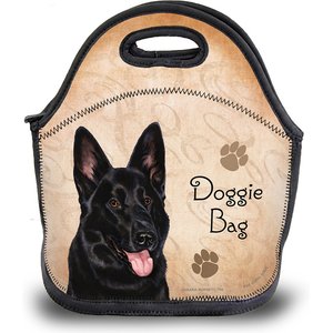 Pet Gifts USA German Shepherd Black Pawtastic Lunch Tote Bag, 12 x 12 x 0.5-in