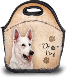 Pet Gifts USA German Shepherd White Pawtastic Lunch Tote Bag, 12 x 12 x 0.5-in