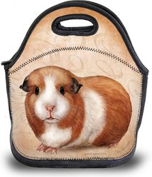 Pet Gifts USA Guinea Pig American Pawtastic Lunch Tote Bag, 12 x 12 x 0.5-in