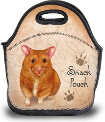 Pet Gifts USA Hamster Cinnamon Pawtastic Lunch Tote Bag, 12 x 12 x 0.5-in