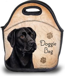 Pet Gifts USA Labrador Retriever American Black Pawtastic Lunch Tote Bag, 12 x 12 x 0.5-in