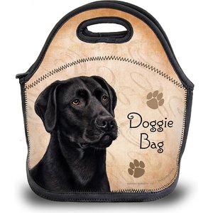 Pet Gifts USA Labrador Retriever American Black Pawtastic Lunch Tote Bag, 12 x 12 x 0.5-in