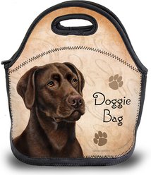 Pet Gifts USA Labrador Retriever American Chocolate Pawtastic Lunch Tote Bag, 12 x 12 x 0.5-in