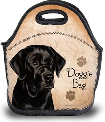 Pet Gifts USA Labrador Retriever English Black Pawtastic Lunch Tote Bag, 12 x 12 x 0.5-in