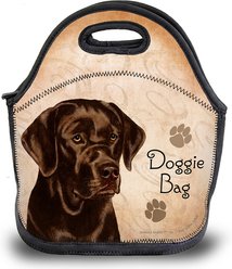 Pet Gifts USA Labrador Retriever English Chocolate Pawtastic Lunch Tote Bag, 12 x 12 x 0.5-in