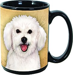 Pet Gifts USA My Faithful Friend Dog Breed Coffee Mug, Bichon, 15-oz