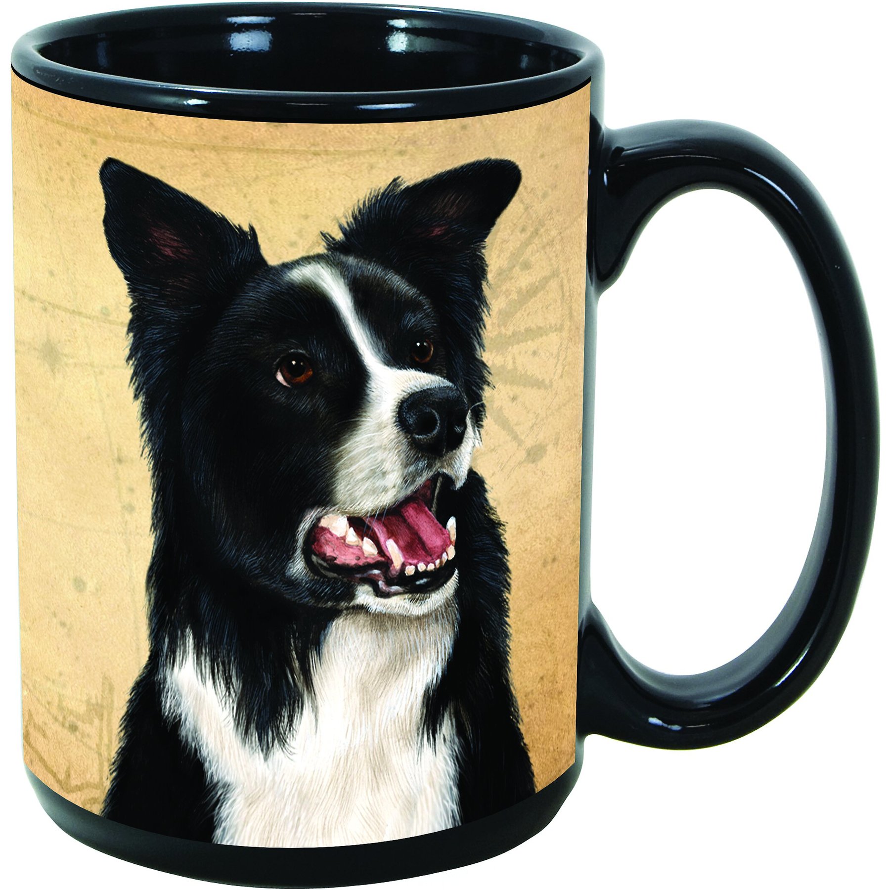 Pet Gifts USA My Faithful Friend Dog Breed Coffee Mug, Border Collie, 15-oz