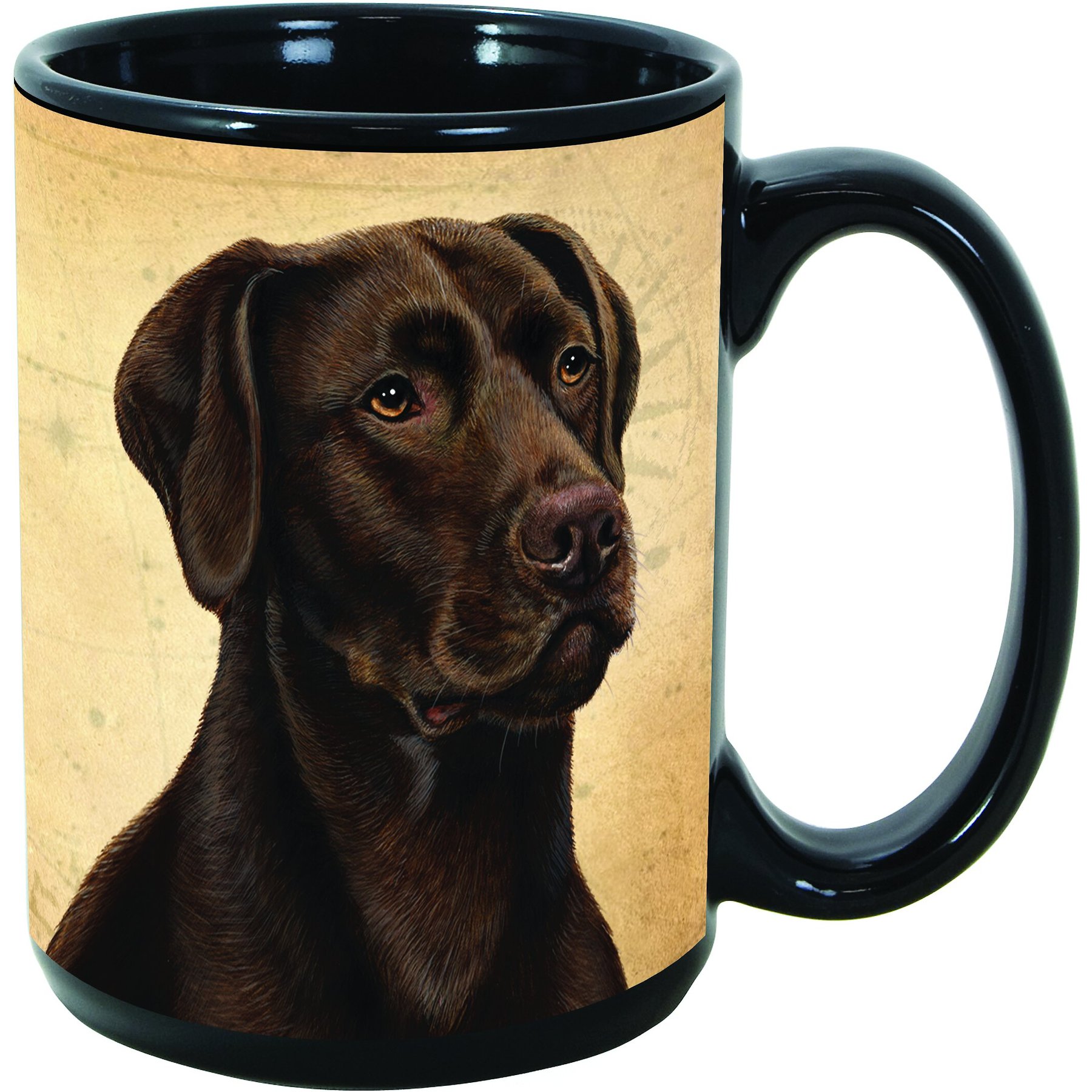 Pet Gifts USA My Faithful Friend Dog Breed Coffee Mug, Chocolate Lab, 15-oz