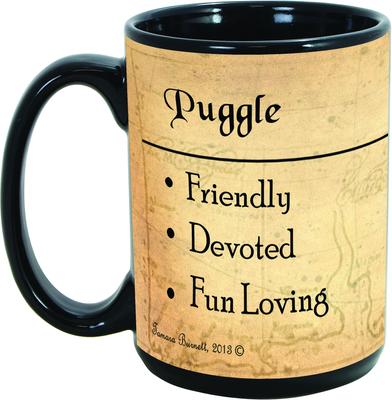 Show full view: Pet Gifts USA My Faithful Friend Dog Breed Coffee Mug, Puggle, 15-oz slide 2 of 3