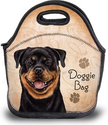 Pet Gifts USA Rottweiler Pawtastic Lunch Tote Bag, 12 x 12 x 0.5-in