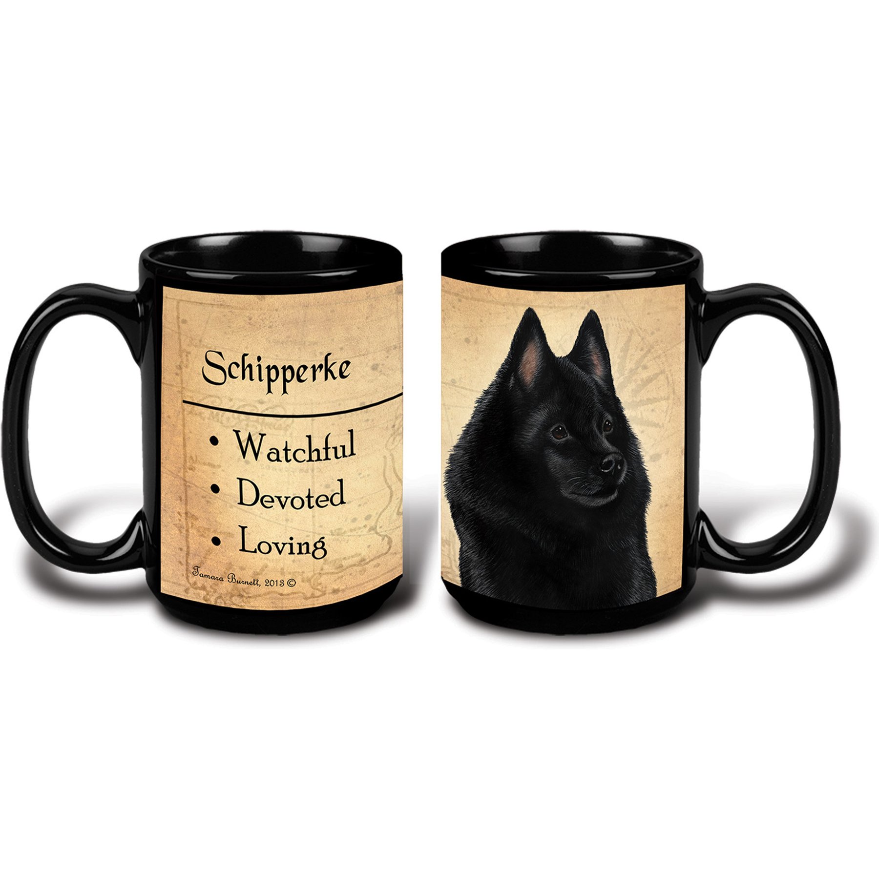 Pet Gifts USA Schipperke My Faithful Friend Coffee Mug, 15-oz