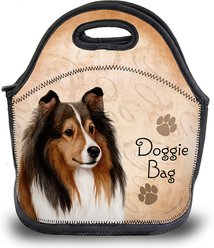 Pet Gifts USA Sheltie Sable Pawtastic Lunch Tote Bag, 12 x 12 x 0.5-in