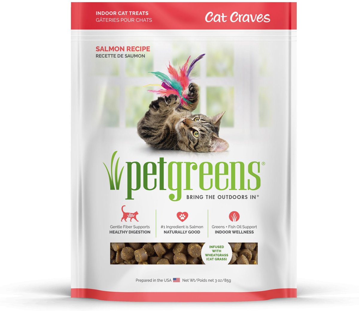 Pet Greens Cat Craves Savory Salmon Semi-Moist Cat Treats