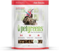 Pet Greens Cat Craves Savory Salmon Semi-Moist Cat Treats, 3-oz bag