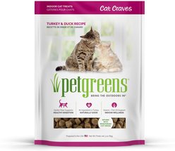 Pet Greens Cat Craves Turkey & Duck Semi-Moist Cat Treats, 3-oz bag