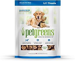 Pet Greens Healthy Salmon Semi-Moist Li'l Dog Treats, 6-oz bag