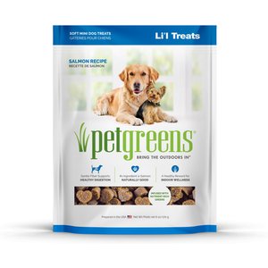 Pet Greens Healthy Salmon Semi-Moist Li'l Dog Treats, 6-oz bag