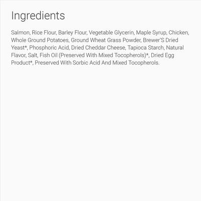 Show full view: Pet Greens Healthy Salmon Semi-Moist Li'l Dog Treats, 6-oz bag slide 4 of 7