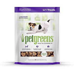 Pet Greens Tasty Lamb Semi-Moist Li'l Dog Treats, 6-oz bag