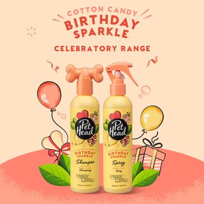 Show full view: Pet Head Birthday Dog Shampoo, Sweet Scent, 10.1-fl oz bottle slide 3 of 6