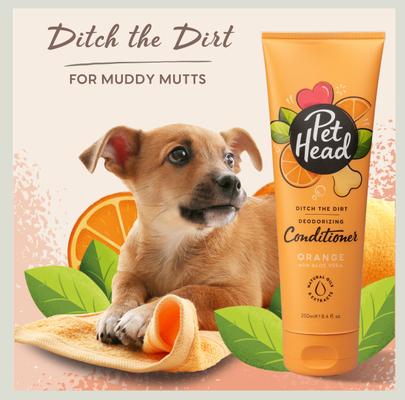 Show full view: Pet Head Ditch The Dirt Dog Conditioner, 8.4-fl oz bottle slide 4 of 8