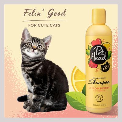 Show full view: Pet Head Felin' Good Vegan Cat Shampoo, 10.1-fl oz bottle slide 3 of 7