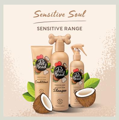 Show full view: Pet Head Sensitive Soul Gentle Formula Dog Conditioner, 8.4-fl oz bottle slide 6 of 7