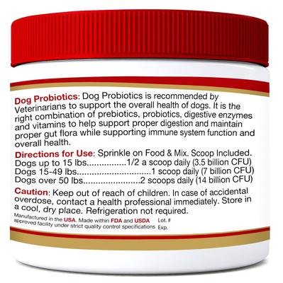 Show full view: Pet Health Pharma Advanced Max-Strength Digestive Health Probiotic Powder Dog Supplement, 4.2-oz slide 7 of 9