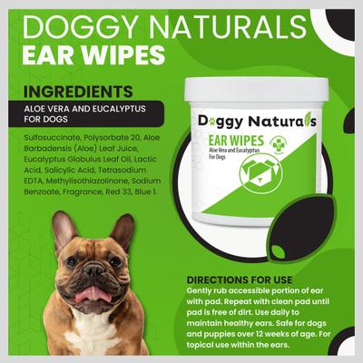 Show full view: Pet Health Pharma Aloe & Eucalyptus Cat & Dog Ear Cleaner Wipes, 100 count slide 3 of 10